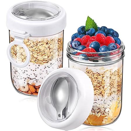 Amazon Mason Jars For Overnight Oats Pack Overnight Oats