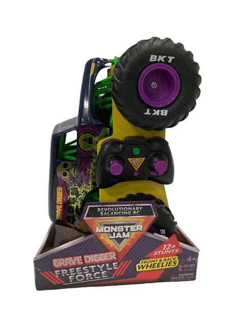 Monster Jam Grave Digger Remote Control Truck Freestyle Force 1 15