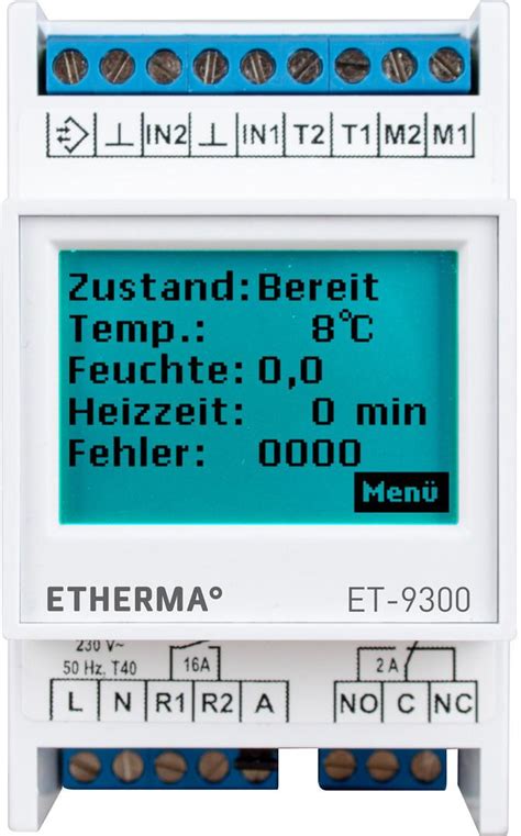 Etherma ET 9300 Vollautomatische Steuerung für Frostschutz Systeme