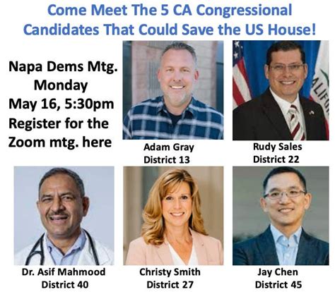 May 16 | Meet The 5 CA Congressional Candidates That Can Save the House ...