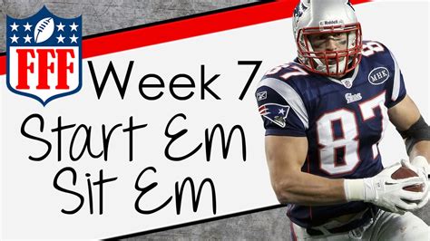 Week 7 Startem Sitem Sleepers 2015 Fantasy Football Youtube