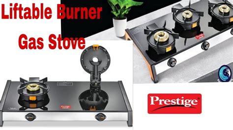 New Model Prestige Svachh Gtsv 02 Glass Top Lp Gas Table 2 Burner With Liftable Burner Set