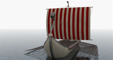 Viking boat model - TurboSquid 1303919