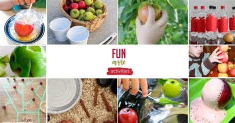 40 Easy Apple Activities for Kids to Experiment, Create & Learn | HOAWG