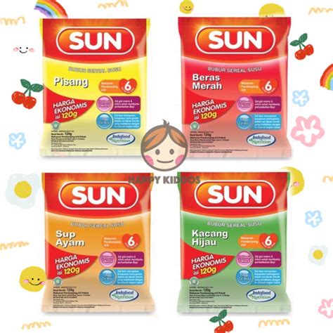 Jual Sun Bubur Sereal Susu Ekonomis Bubur Bayi Sachet Gr Mpasi