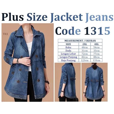 2XL 4XL Winter Trench Coat Denim Jacket Mid Length Women Plus Size