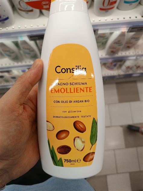 Consilia Bagno Schiuma Emolliente Con Olio Di Argan Bio 750 Ml INCI