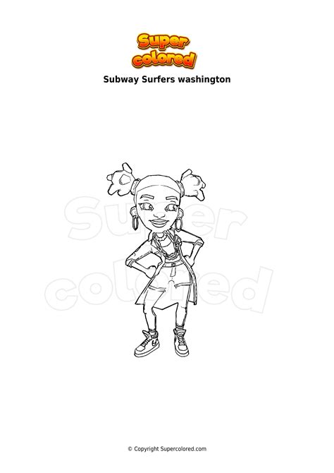 Coloriage Subway Surfers Washington Supercolored