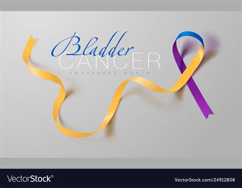 Bladder Cancer Awareness Calligraphy Poster Design