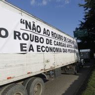 Caminhoneiros Fazem Manifesta O Contra Roubo De Cargas No