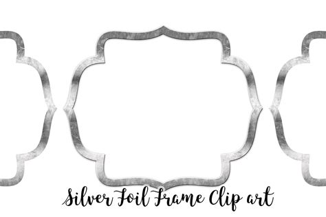 Silver Border Clip Art