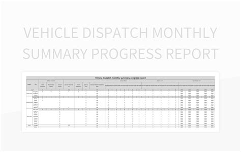 Free Vehicle Dispatch Templates For Google Sheets And Microsoft Excel