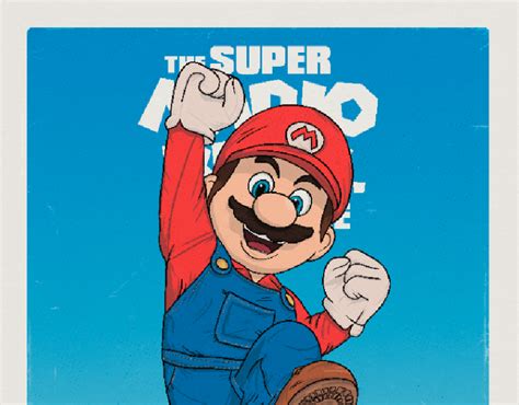 Super Mario Bros Poster Behance Behance