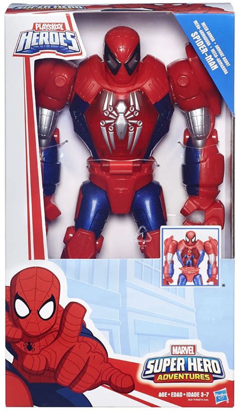 Marvel Playskool Heroes Super Hero Adventures Mech Armor Spider Man 12