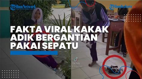 Fakta Viral Kakak Adik Yang Bergantian Pakai Sepatu Untuk Sekolah Dapat