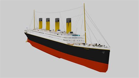 Titanic Ship Model - TurboSquid 1854167