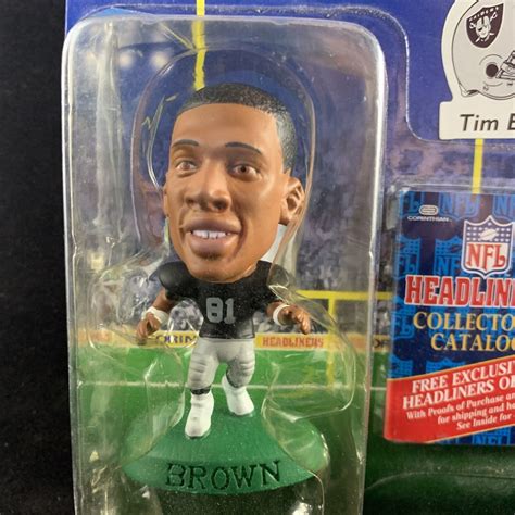 Corinthian Nfl Headliners Player Tim Brown Brand New Super Rare