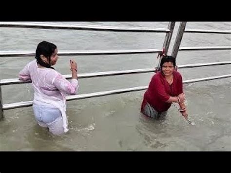 Ganga Sanan Haridwar Ganga Snan Sali Nadi Snan Ganga Snan Open Bath