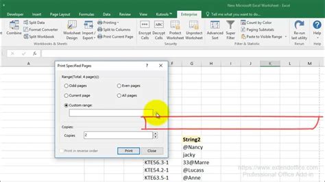 How To Print Odd Or Even Pages Only In Excel Youtube