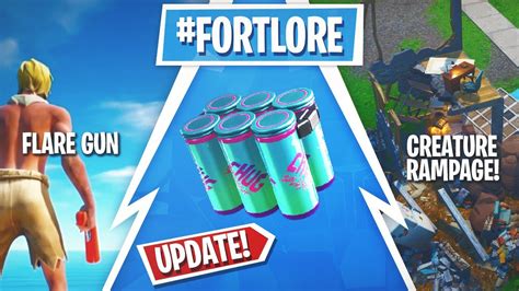 New Fortnite Update V Release Chug Splash Flare Gun Youtube