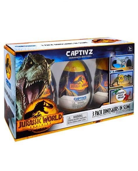 HUEVO MISTERIOSO CAPTIVZ JURASSIC PARK 3 PACK DOMINION EDITION Gameplanet