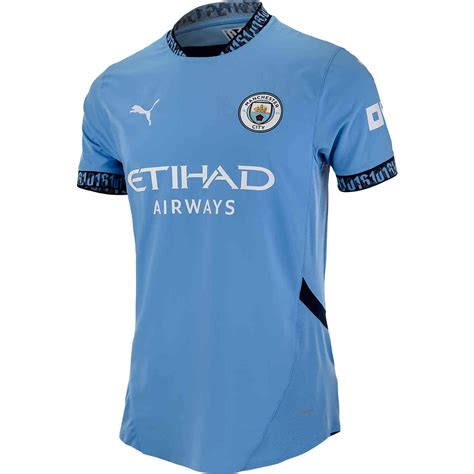 2024 25 PUMA Manchester City Home Authentic Jersey SoccerPro