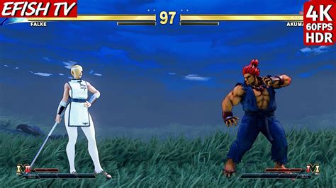 Falke Vs Akuma Hardest AI Street Fighter V YouTube