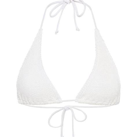 BOND EYE SWIM SOFIE TRIANGLE BIKINI TOP Optic Depop