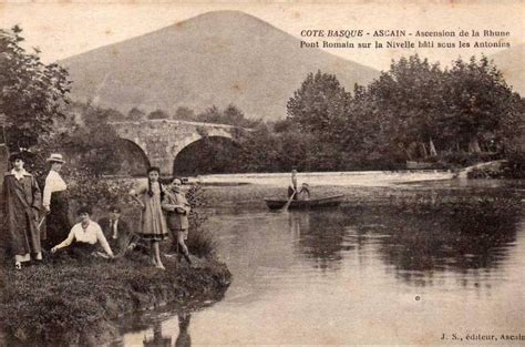 Ascain Ascain Ascension De La Rhune Pont Romain Sur La Nivelle Cpa