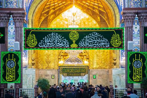 In Pictures Imam Hussain Holy Shrine Decorated Ahead Of Birth