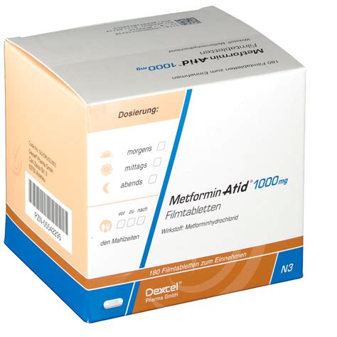 Metformin Atid 1000 Mg Filmtabletten Shop