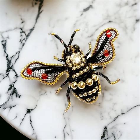 Bumblebee Brooch Etsy