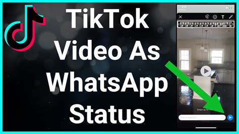 How To Add Tiktok Video To Whatsapp Status Youtube