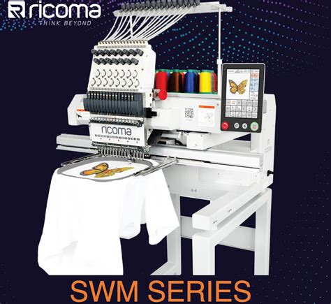 Ricoma Swm Series Single Head Embroidery Machine At Rs Unit