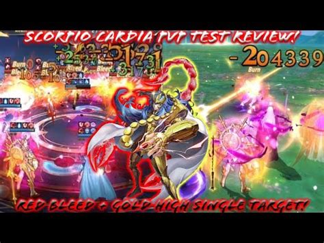 Saint Seiya Awakening Kotz Scorpio Cardia Pvp Test Review Red