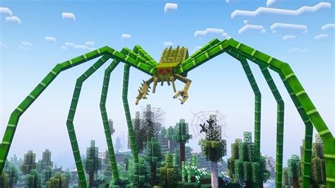 TITAN MOTHER LONGLEGS ME ATACOU NO MINECRAFT KAIJUS YouTube