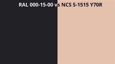 Ral 000 15 00 Vs Ncs S 1515 Y70r Ral Colour Chart Uk