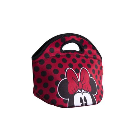 Lonchera Neopreno Minnie Mouse Rojo Sodimac Falabella