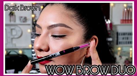 RESUMEN Plumón para Cejas Wow Brow Duo Studio Look Cyzone Dark Brown