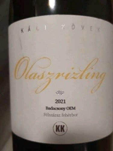 Káli Kövek Olaszrizling Vivino US