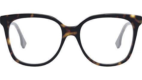 Fendi Fe50058i 052 Dark Havana Optical Frame