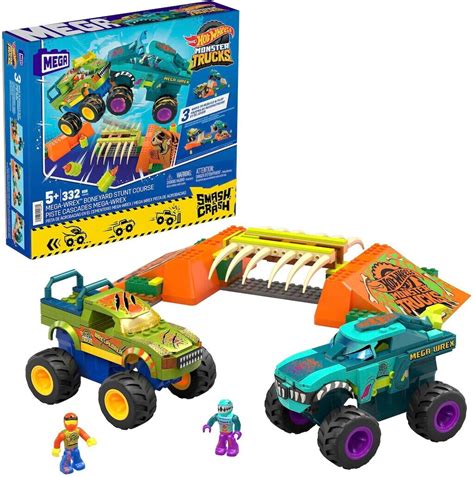 Hot Wheels Monster Trucks Mega Wrex Stuntparcours Au Meilleur Prix Sur Idealo Fr