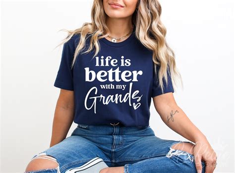 Life Is Better With My Grands Svg Grand Mom Shirt Svg Mothers Day