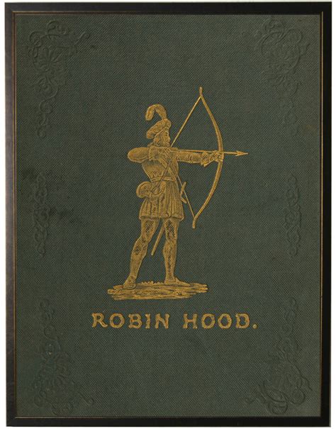 Vintage Robin Hood book cover - Antique Curiosities