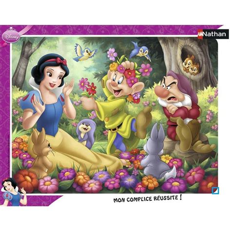 Puzzle Cadre 35 P Blanche Neige En Fleur Rav4005556860791 Taille