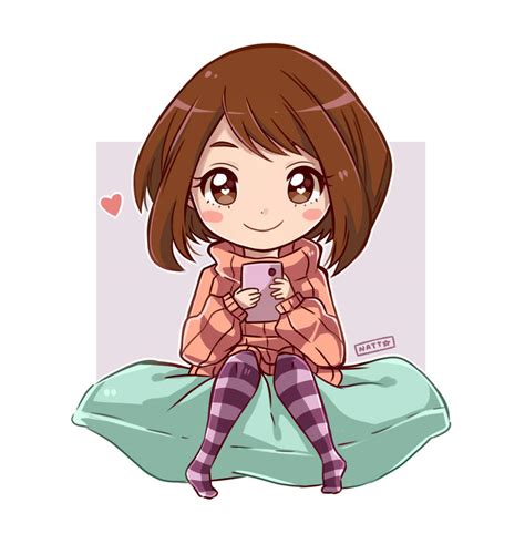 Uraraka Ochako Chibi Boku No Hero Academia By Nataly2 On Deviantart