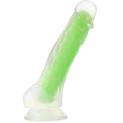 5 5 Neo Elite Glow In The Dark Dual Density Dildo By Blush RodeoH