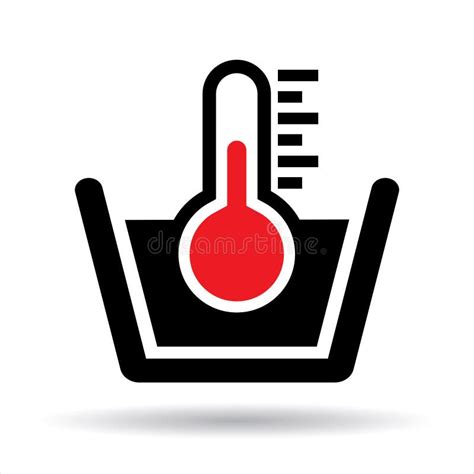 Hot Water Temperature Icon Stock Illustration Illustration Of Sign