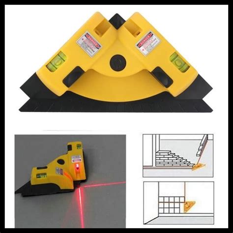 Jual LASER LEVEL SQUARE LASER LINE ALAT UKUR SIKU KELURUSAN PERMUKAAN