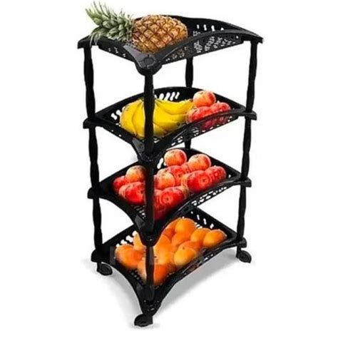 Organizador Vertical Telado Espa Os Fruteira Preto Hum Arqplast